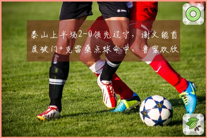 泰山上半场2-0领先辽宁，谢文能首度破门+克雷桑点球命中，鲁蜜欢欣鼓舞